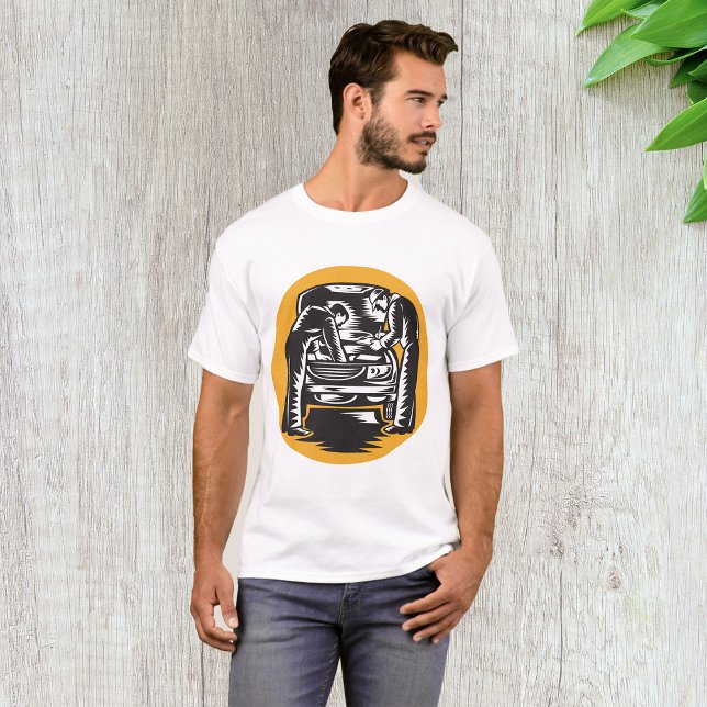 Mecânica Mens T-Shirt (Criador carregado)