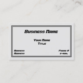 Mecânico & auto cartão de visita do design do