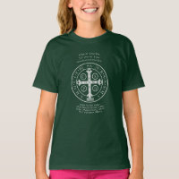 Medalha Benedict de rua com Camisa de Oração Latin