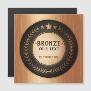 MEDALHA Bronze Campeão IMPRESSÃO PERSONALIZADA DIY