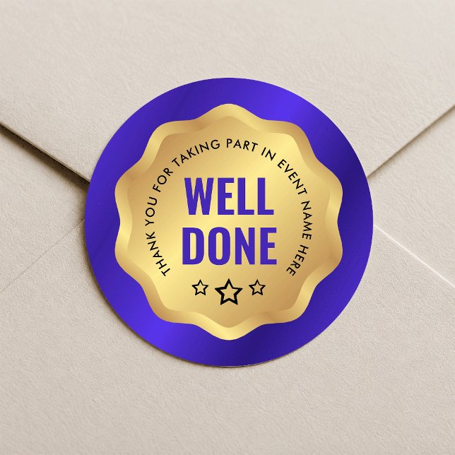 Medalha de Adesivo de Evento Bem Feito - Insígnia  (Criador carregado)