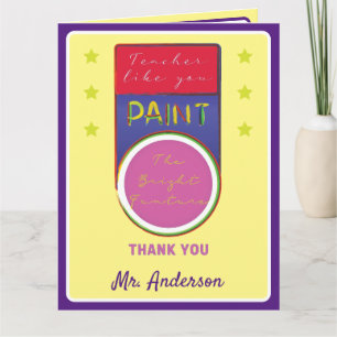 Medalha de honra do professor Cartões de agradecim