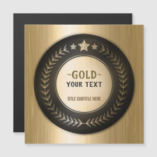 MEDALHA DIY IMPRESSÃO PERSONALIZADA Ouro #1 Campeã