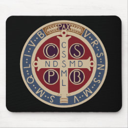 Medalha Mousepad do St. Benedict