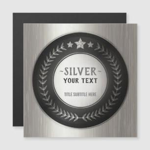 MEDALHA Prata Campeão DIY IMPRESSÃO PERSONALIZADA 
