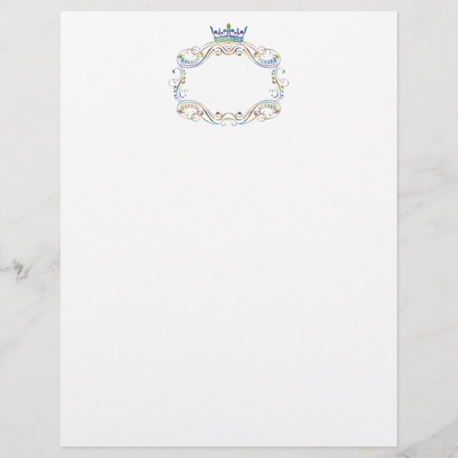 Medalhão com Papelaria Crown Royal (Frente)