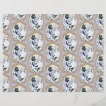 Medalhão Floral abstrato