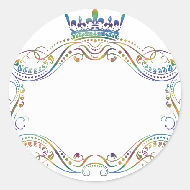 Medalhão Real com Autocolantes (Frente)