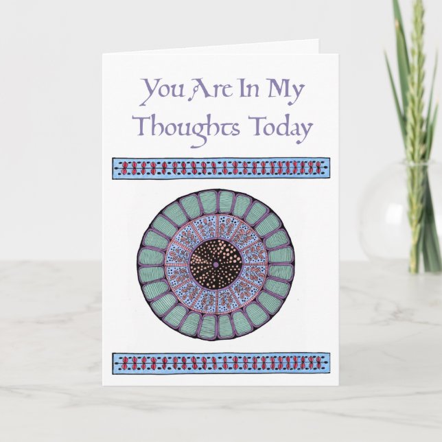 Medalhão Verde Purple, Cartão de condolências Cris (Frente)