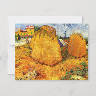 Medas de feno na Provença por Vincent van Gogh