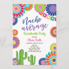 Média do Nacho do convite da festa da festa de