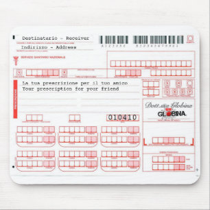 Medica do ricetta de Mousepad - prescrição
