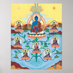 Medicina Buddhas do POSTER 8 - partindo de $14,25