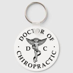 Médico do Chaveiro do logotipo quiroprático