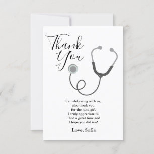 Médico, Enfermeiro, cartões de agradecimentos M