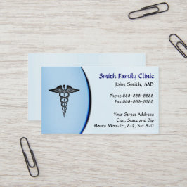 Médico Médico Símbolo Médico Cartão de visita