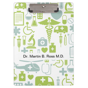 Médico prancheta personalizada