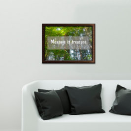 Medida é tesouro poster Inspiracional