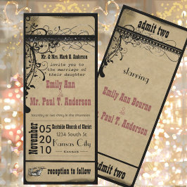 Medieval rosa, Convites de Casamento Renascentista