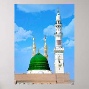 Medina Masjid Valor Mat Poster