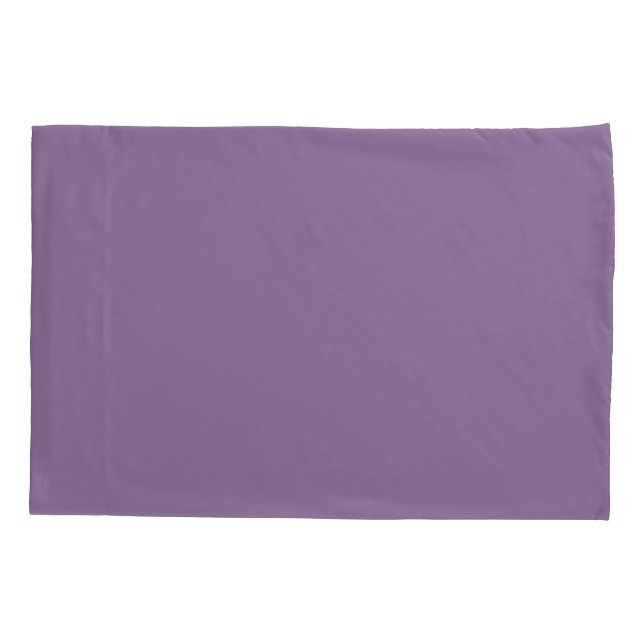 Médio Roxo Cor Sólida Lavanda Seda (Verso)