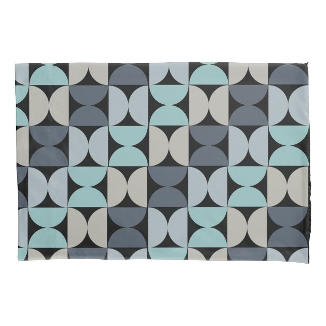 Médio século Verde azul moderno e cinzas (Frente)