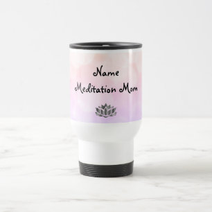 Meditação design Caneca de viagem Mãe