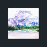 Meditação Florestal | Impressão de tela<br><div class="desc">Nossa coleção de meditação florestal apresenta uma bela paleta de cor pastel abstrato acrílica de um reflexo de água da floresta. Esta coleção tem muitos itens personalizados desde o pacote de convites para casamento até o decoro doméstico e itens pessoais. Verifique em nossa loja se há mais itens correspondentes. Contacte-me...</div>