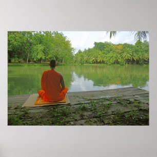 meditação pelo poster do lago
