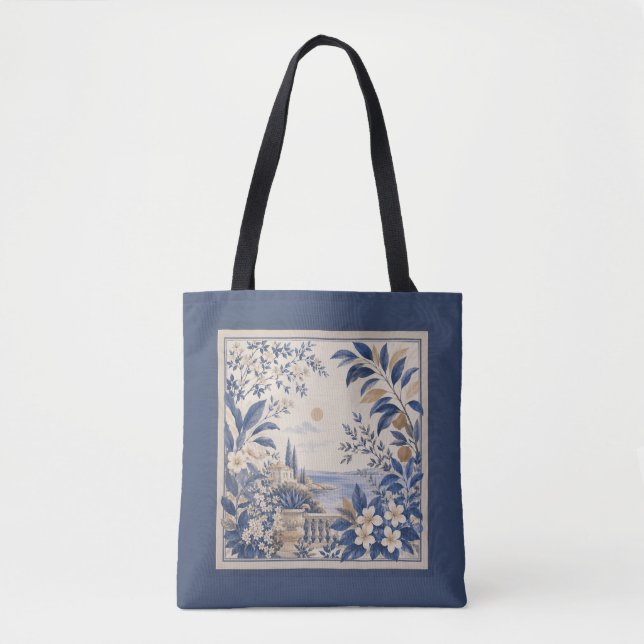 Mediterranean Blue Tote Bag (Frente)