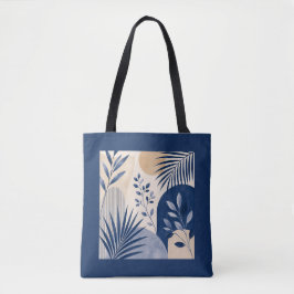 Mediterranean Botanical Tote Bag
