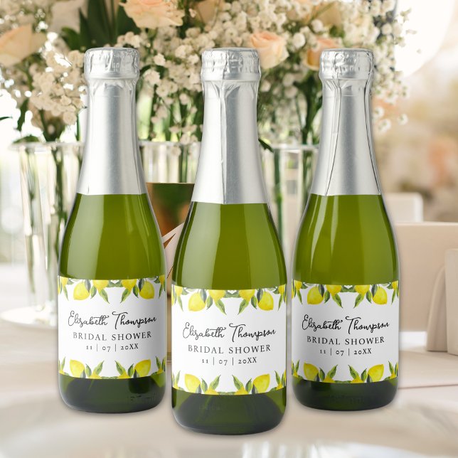 Mediterranean Yellow Lemon Bridal shower (Criador carregado)
