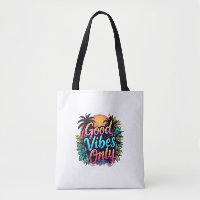 Medium Printed Tote Bag – Eco-Friendly Canvas Shop (Frente)