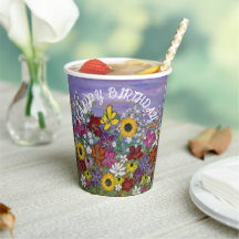 Medley Kid Birthday Cups de Papel