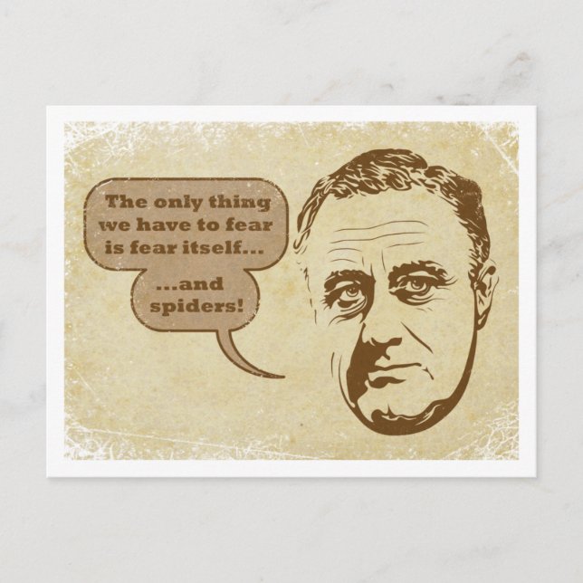 Medo & cartão das aranhas (Frente)