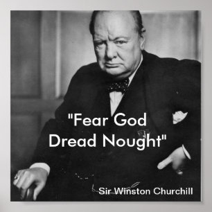 Medo de Deus, Dred Nwing - poster de churchill