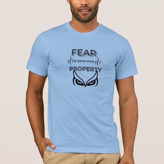 "Medo é seu para controlar - Camisa Motivacional" (Frente)