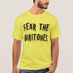 Medo engraçado o t-shirt dos barítonos