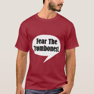 Medo engraçado o t-shirt dos Trombones
