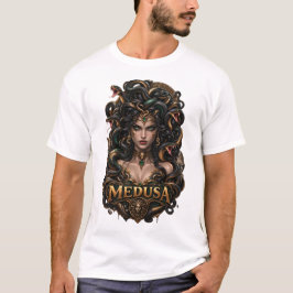 Medusa Gorgon Mitologia Grega Camiseta Deus da Ser