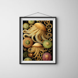 medusa | Modern Haeckel Poster