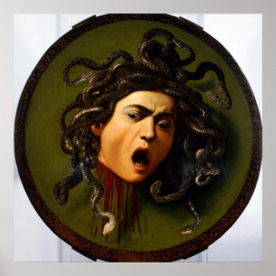 Medusa por Caravaggio - Poster
