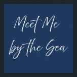 Meet Me by the Sea Pink Poster | Preppy Coastal<br><div class="desc">Meet Me by the Sea Pink Poster | Preppy Coastal Wall Art | Beach House Dorm Decor | Cute Typography Print Add a breezy coastal feel to your space with this “Meet Me by the Sea” pink typography poster. Designed with a vibrant pink background and soft white script lettering, this...</div>