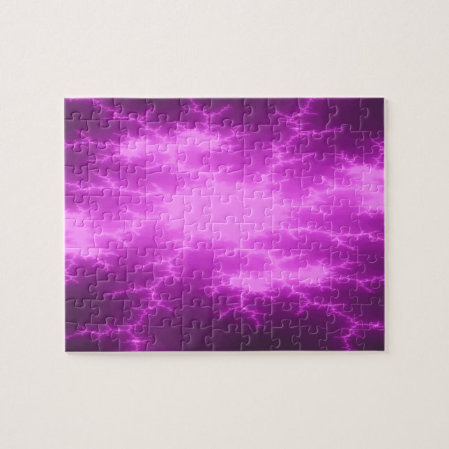 Mega Lightning Fractal Difícil Quebra-cabeça (Horizontal)