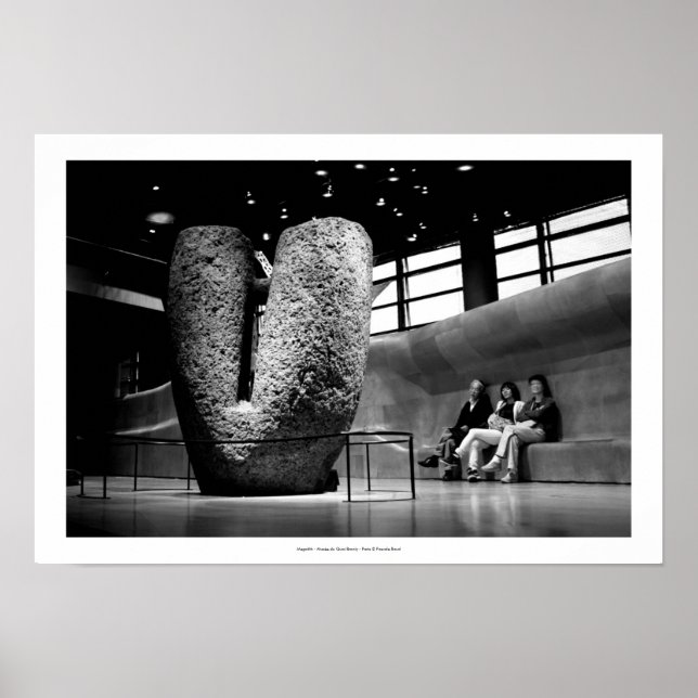 Megalith Musee du Quai Branly Poster de Paris (Frente)