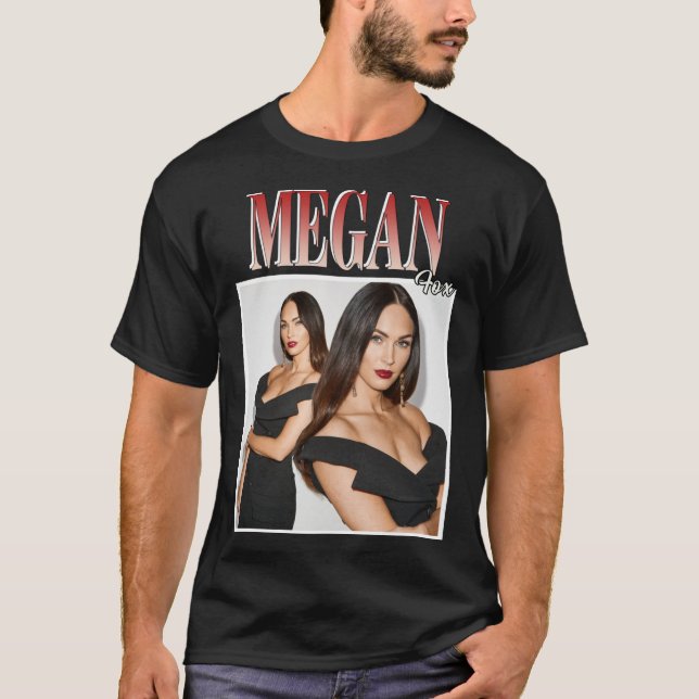 Megan Fox T-Shirt Clássico T-Shirt (Frente)
