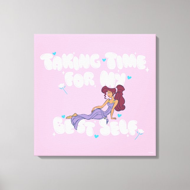 Megara - Taking Time For My Best Self Canvas Print (Frente)
