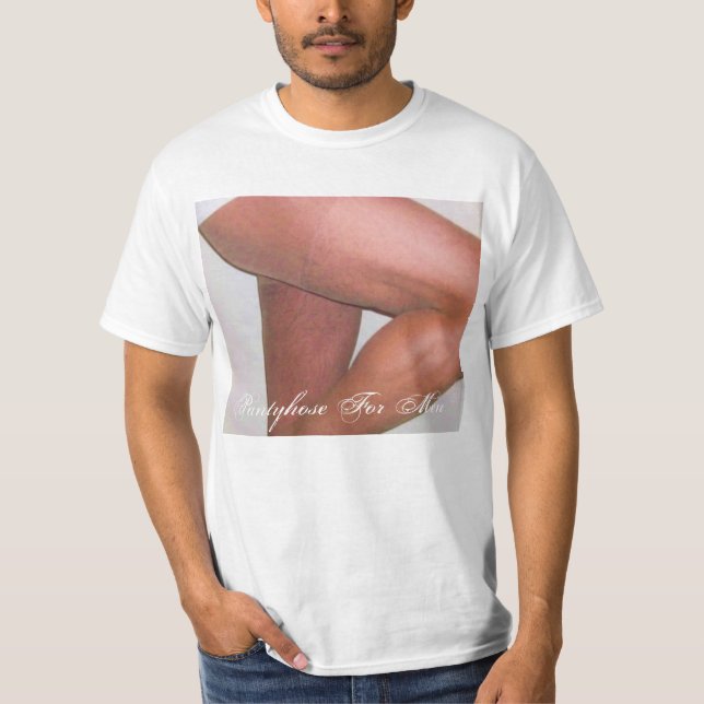 Meia-calça para o t-shirt dos homens (Frente)