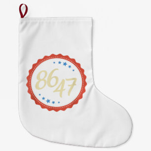 Meia De Natal Grande 86 47 Anti Trump Engraçado
