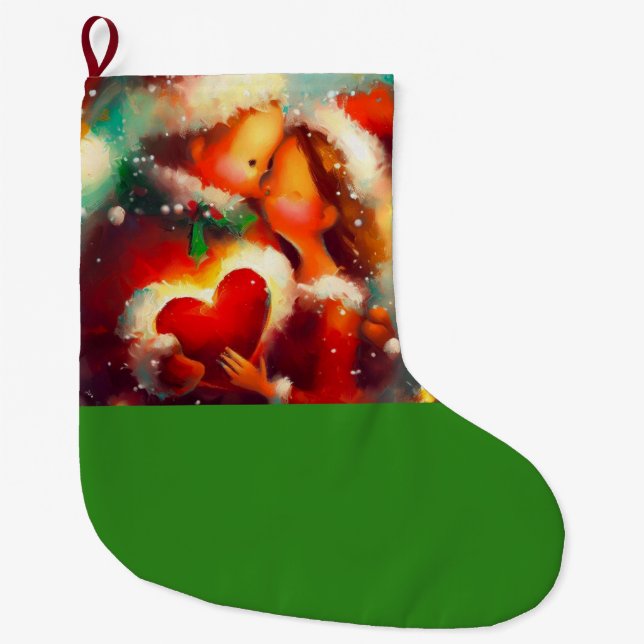 Meia De Natal Grande Amor de Natal 3 (Frente)